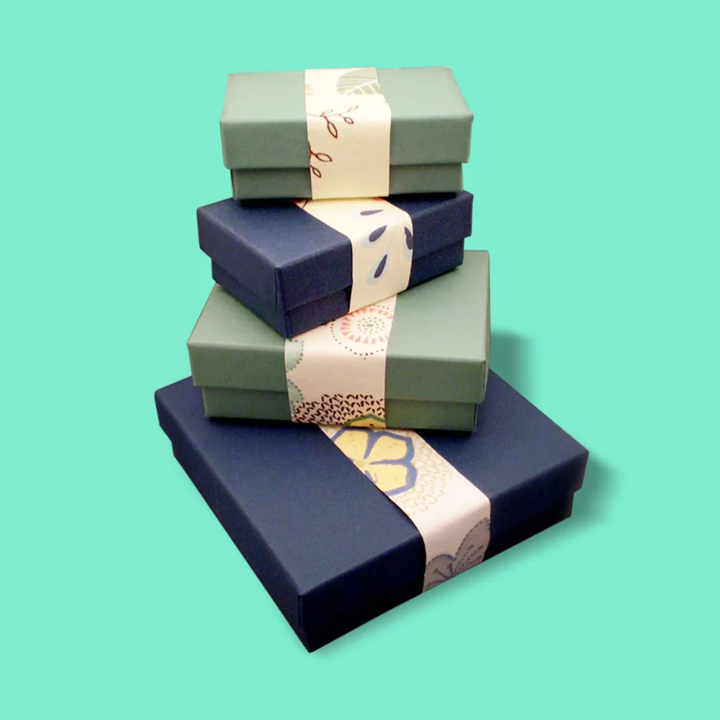 Кашированная коробка крышка дно