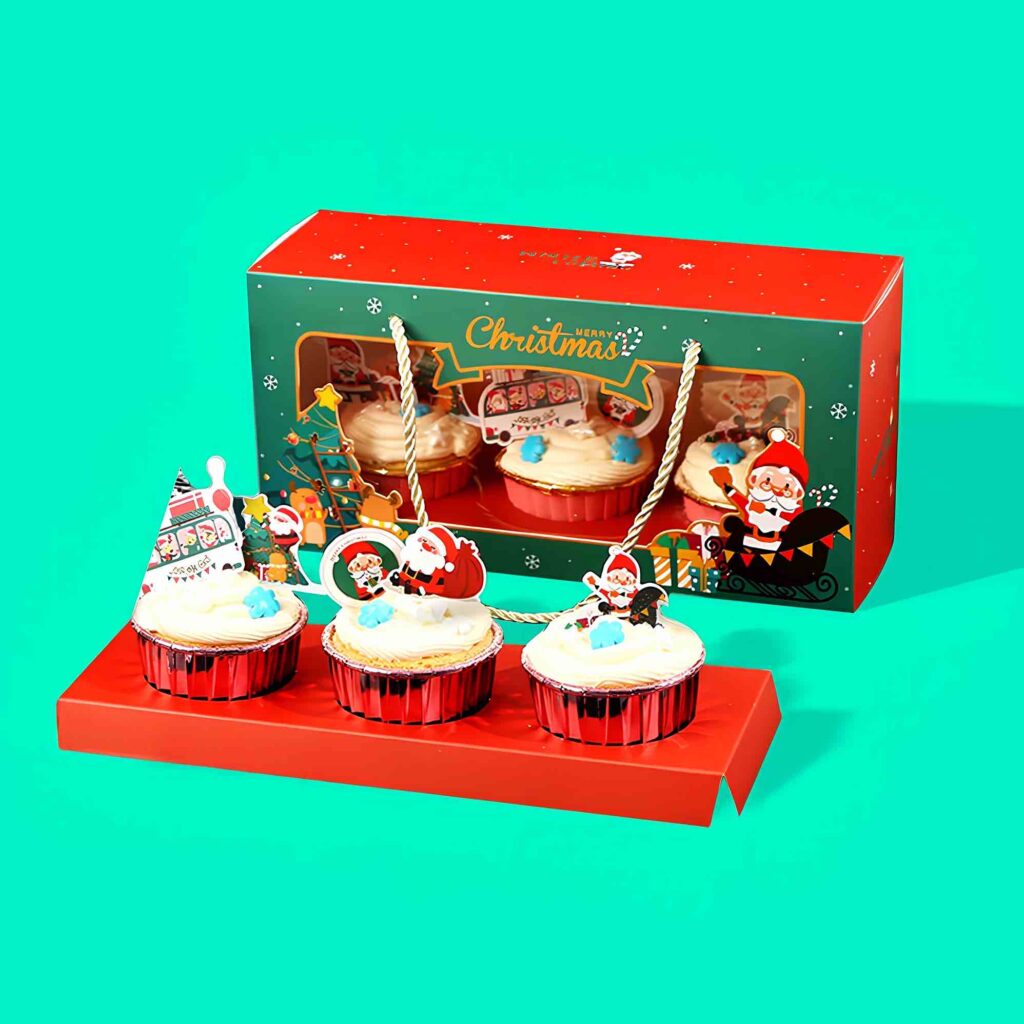 Коробка для новогоднего подарка детям