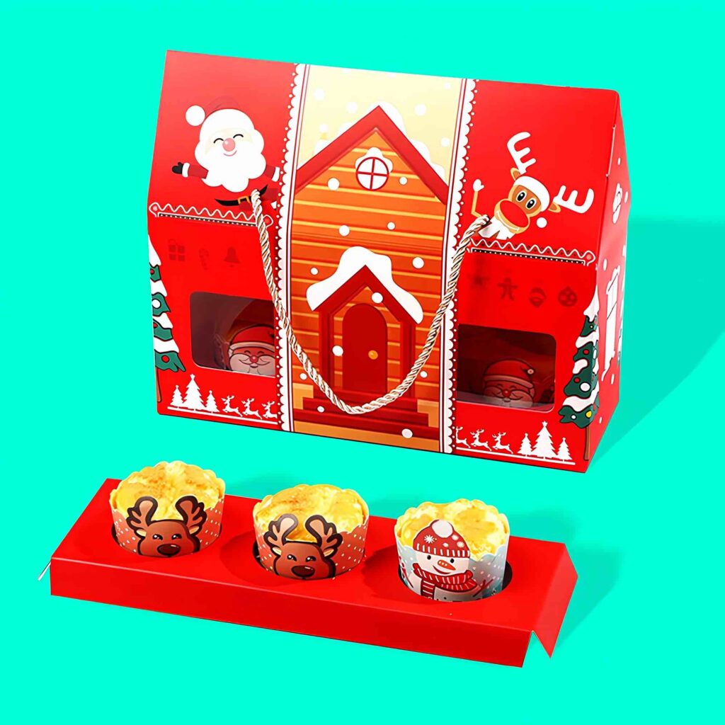 Новогодняя коробка с логотипом