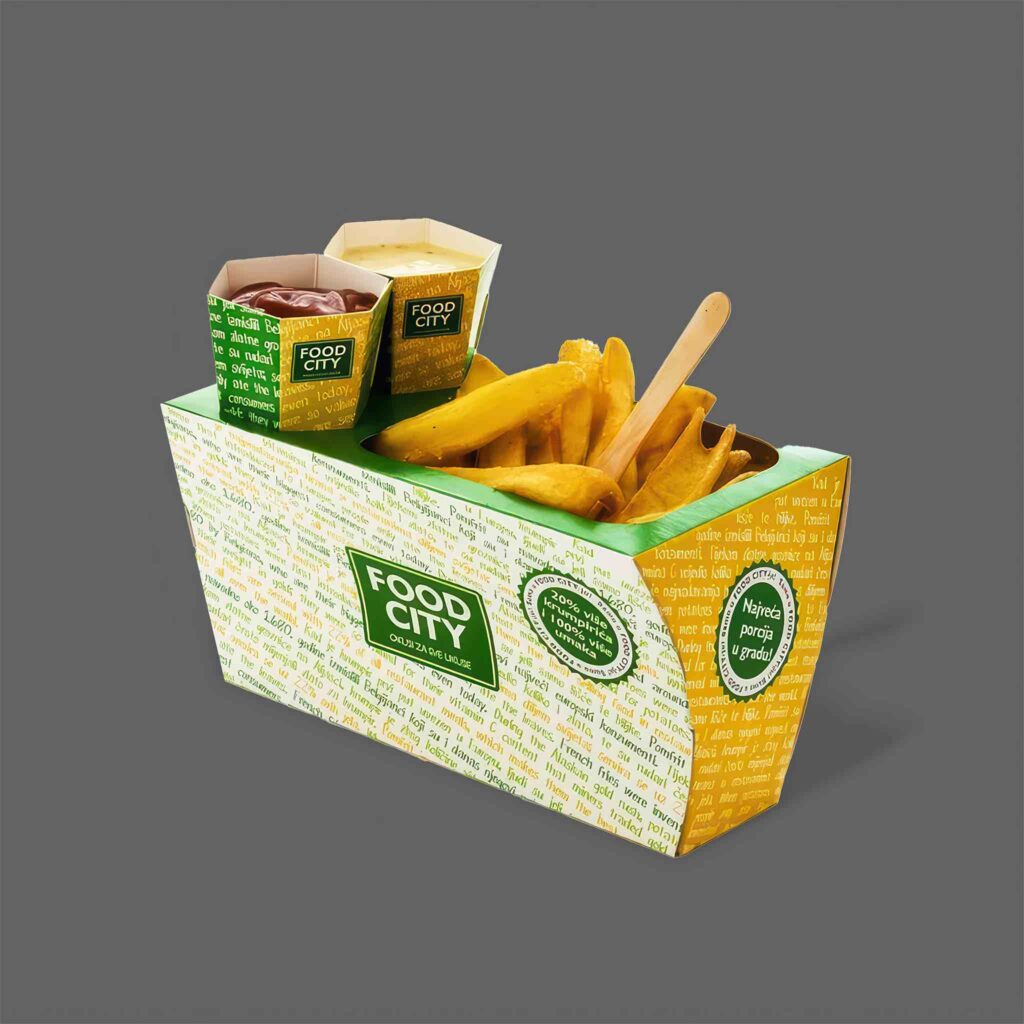 Картонная упаковка для еды