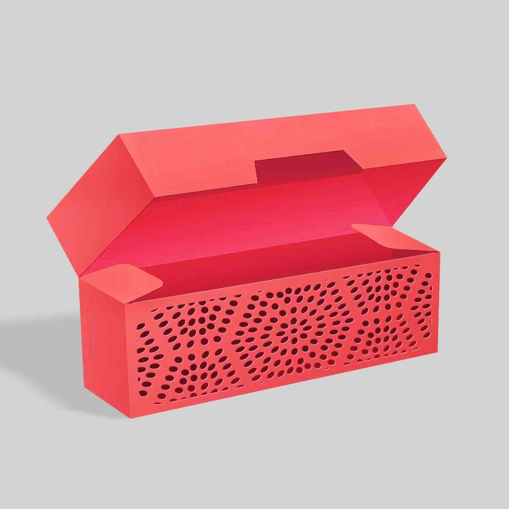 Коробка цветная с крышкой