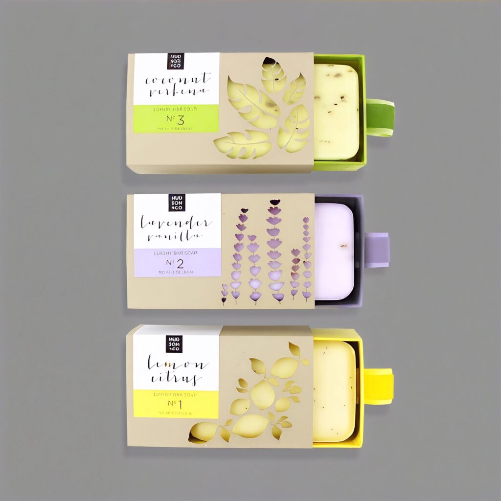 Картонная коробка для мыла