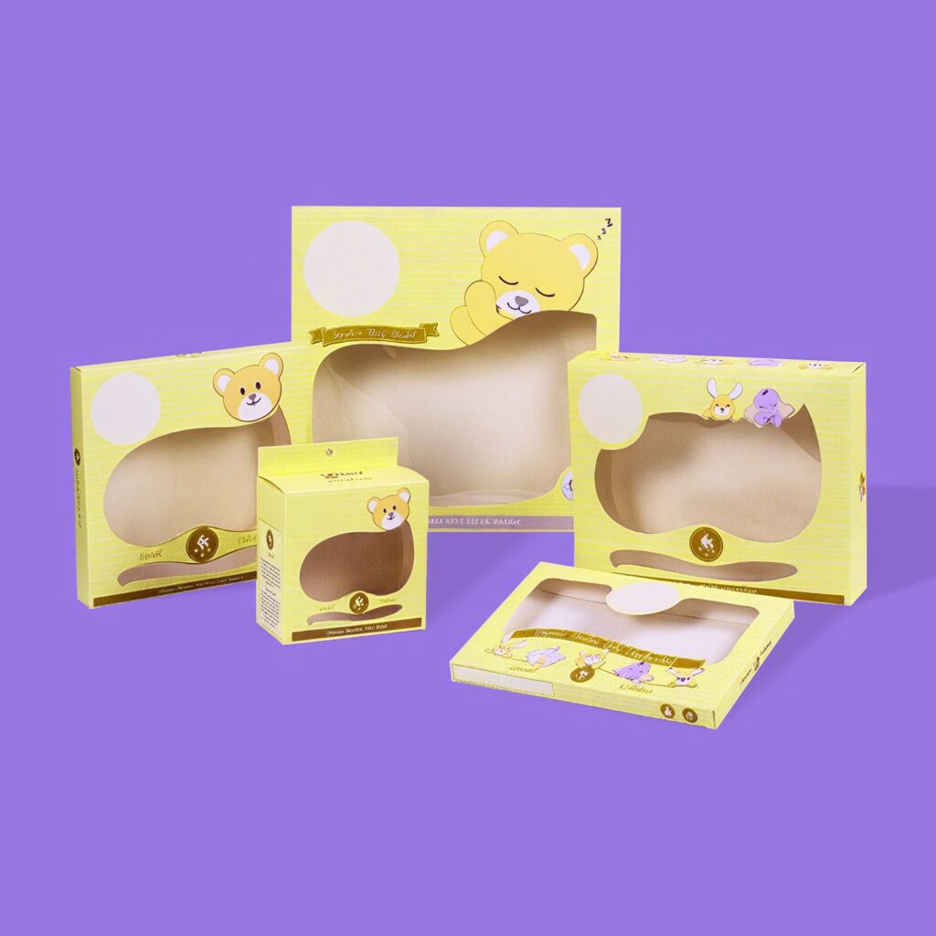 Подарочная коробка с окошком