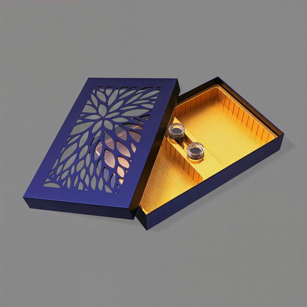 Картонная коробка с прозрачным окном