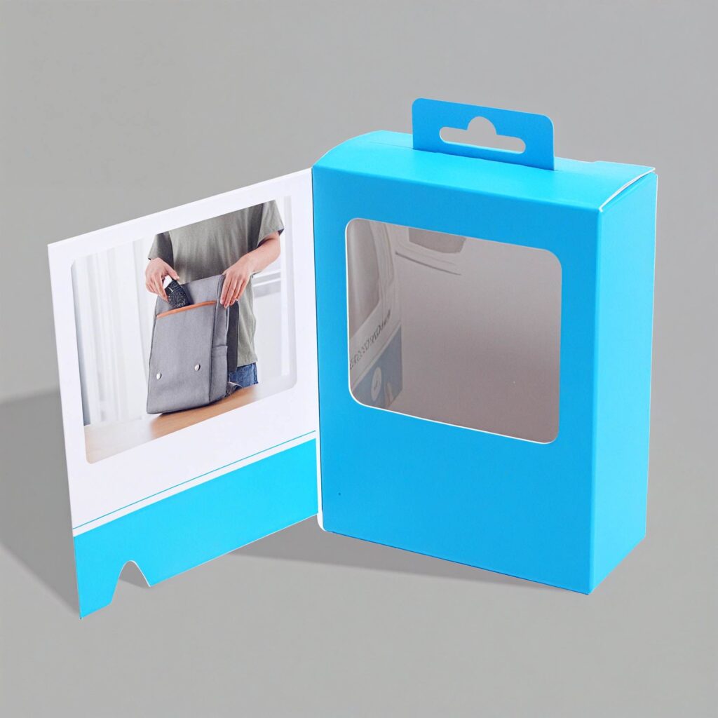 Печать коробок с окном