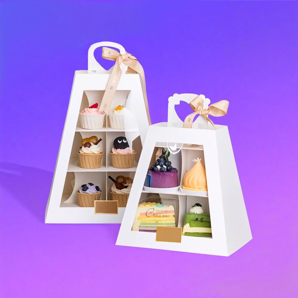 Упаковка для торта с ручками